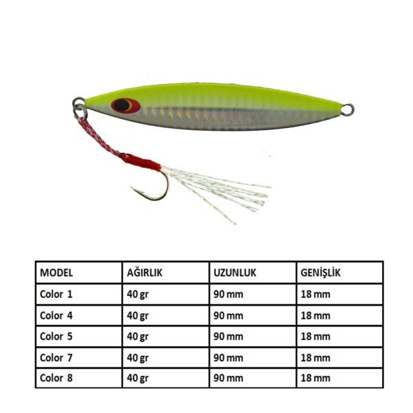 Aqua Salty Multi Jig 40 gr - 8