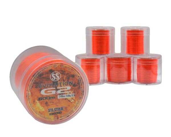 Silstar 1136 Evolution G2 600mt Monofilament Misina Oranj 0.50 mm