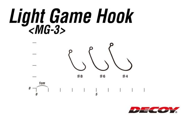DECOY MG-3 Light Game Hook Olta İğnesi 8