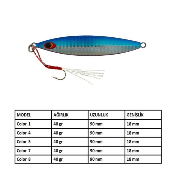 Aqua Salty Multi Jig 40 gr - 7