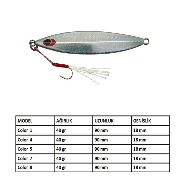 Aqua Salty Multi Jig 40 gr - 5