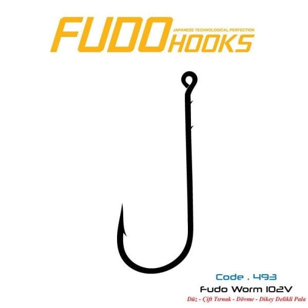 Fudo 4931 Worm 102V Black Nikel İğne 2