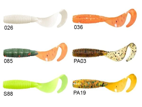 Lucky John Micro Grub 1'' (2.5 cm) Silikon Yem 15P S33