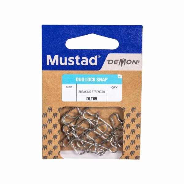 Mustad Demon Çift Kilitli Klips DLT09 Standart - NO:1 - 10LU