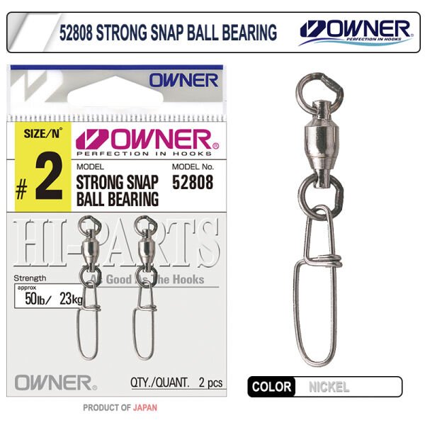 Owner 52808 Strong Snap Ball Bearing Rapala Klipsi 2