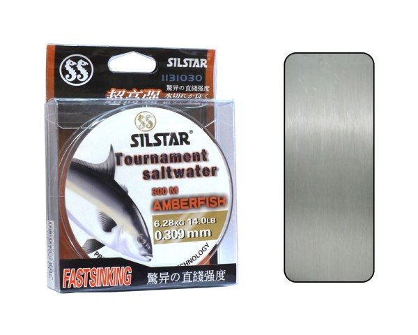 Silstar 1131 Salt Water Amberfish 300mt Monofilament Misina Su Gri 0.30 mm