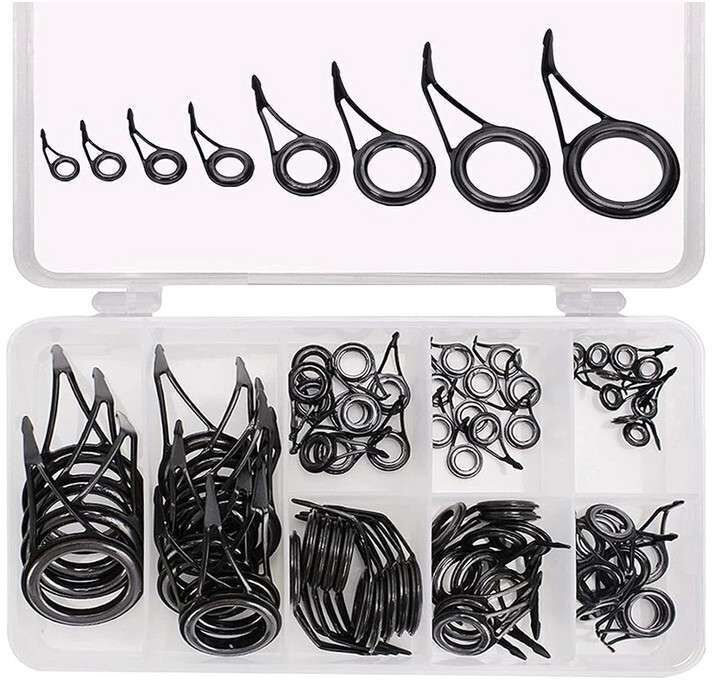 Captain Spin Kamış Halka Seti Tek Ayaklı Porselen 75lü Kutu 6-8-10-12-16-20-25-30mm