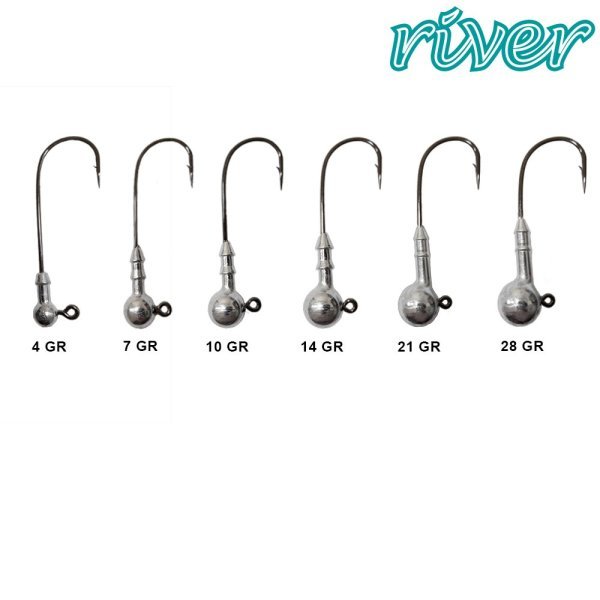 River Big Football Jig Head 28 GR