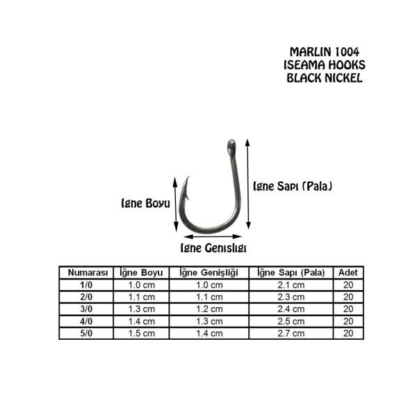 Marlin 1004 iseama HC BN İğne 3