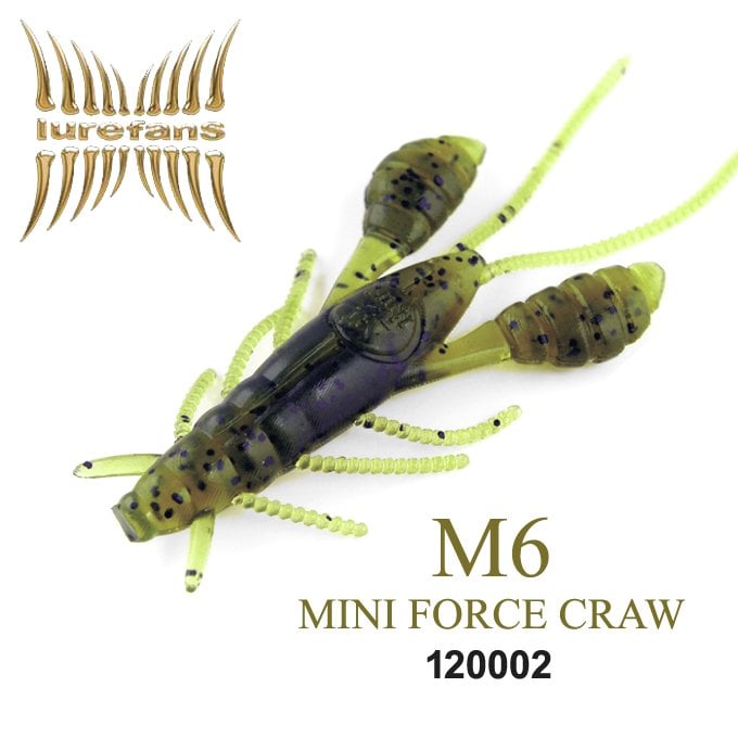 LUREFANS M6 MINI FORCE CRAW 6CM 5.3G COLOR: 2