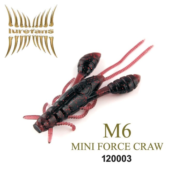 LUREFANS M6 MINI FORCE CRAW 6CM 5.3G COLOR: 3