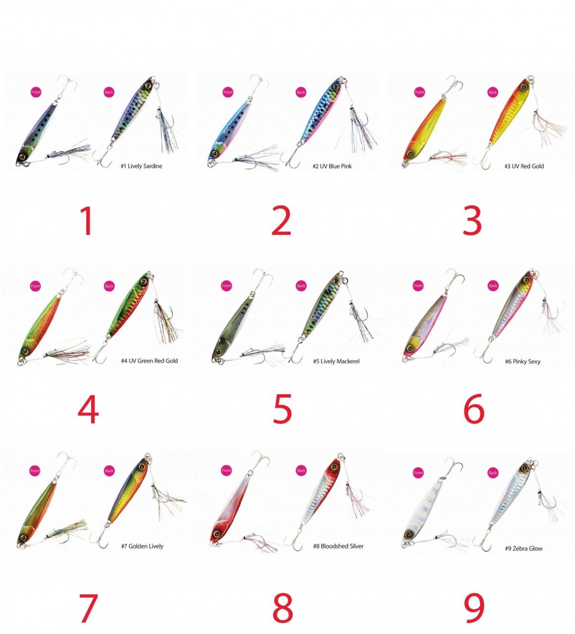 Hayabusa FS 415 Jack Eye Ace 60gr Light Jig Suni Yem 9