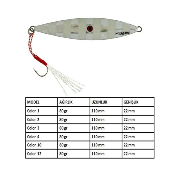 Aqua Salty Ringo Jig 80 gr - 3