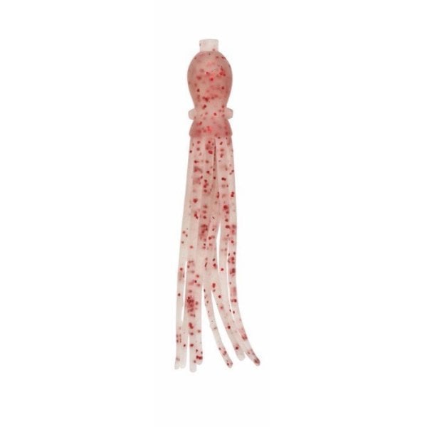 NIKKO OCTOPUS 114MM UV SİLİKON YEM UV RED GLITTER 455