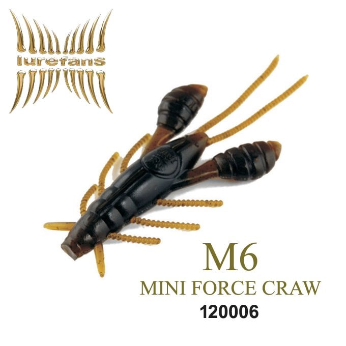 LUREFANS M6 MINI FORCE CRAW 6CM 5.3G COLOR: 6