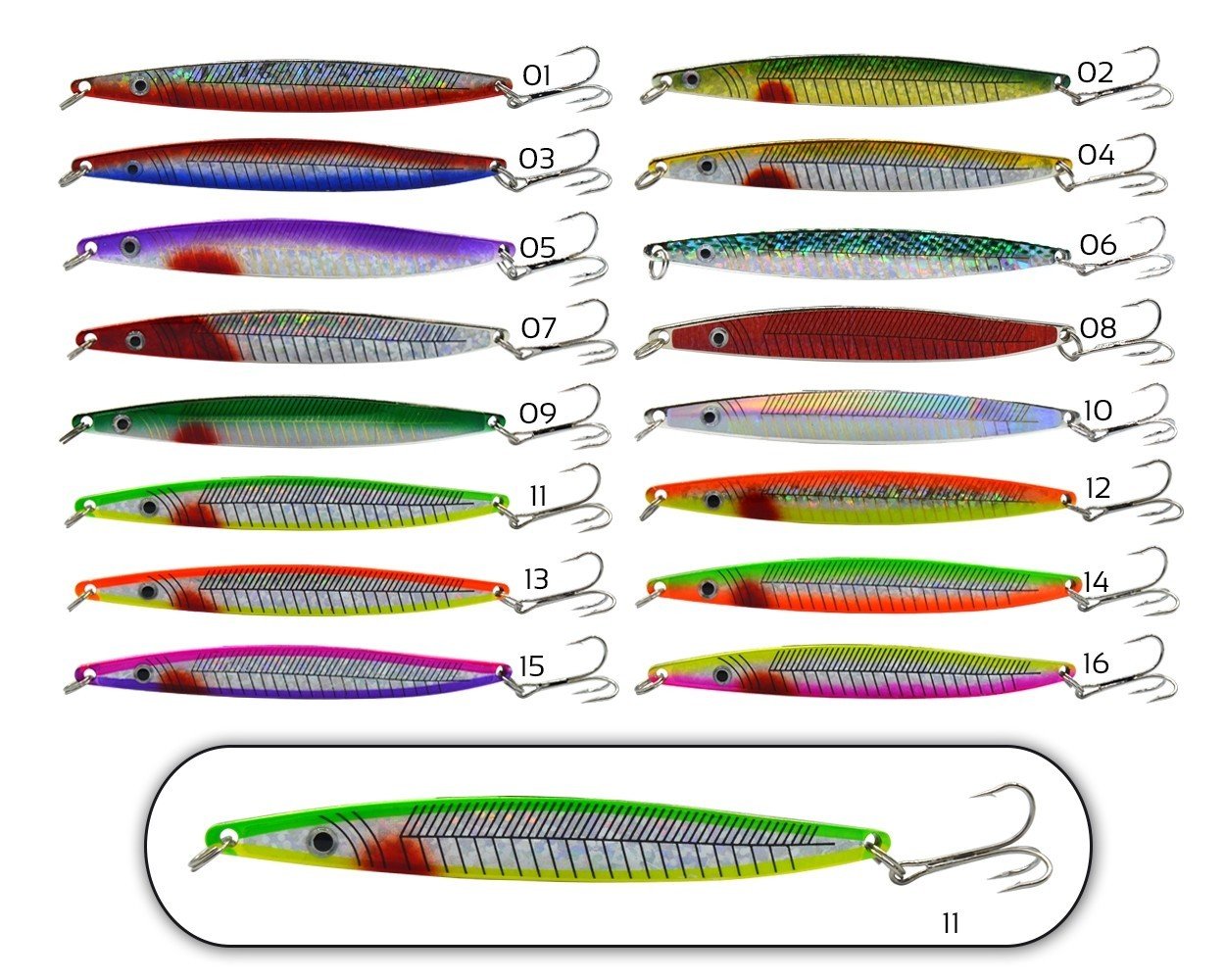 Captain 6115 Lüfer Kaşığı 26gr Hunter 10.5cm 11