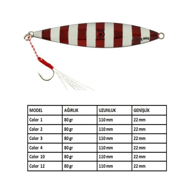 Aqua Salty Ringo Jig 80 gr - 1