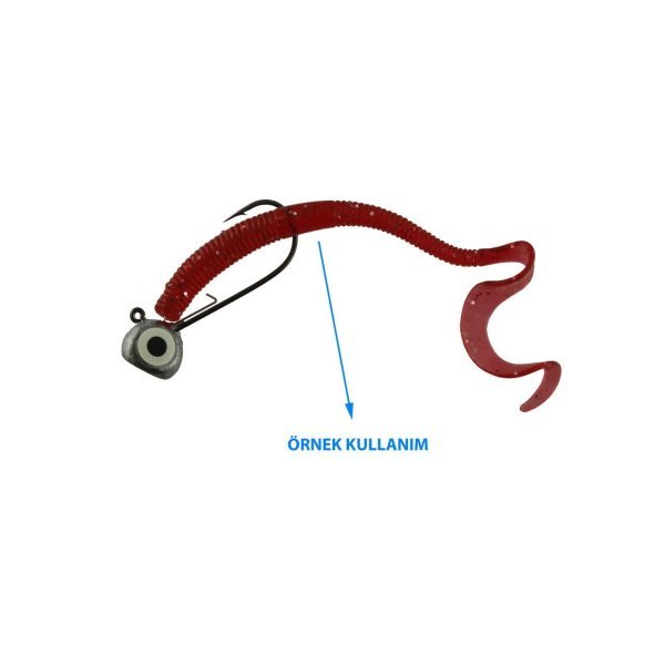 Aqua Salty Jiiigs 5 gr - Glow Eye