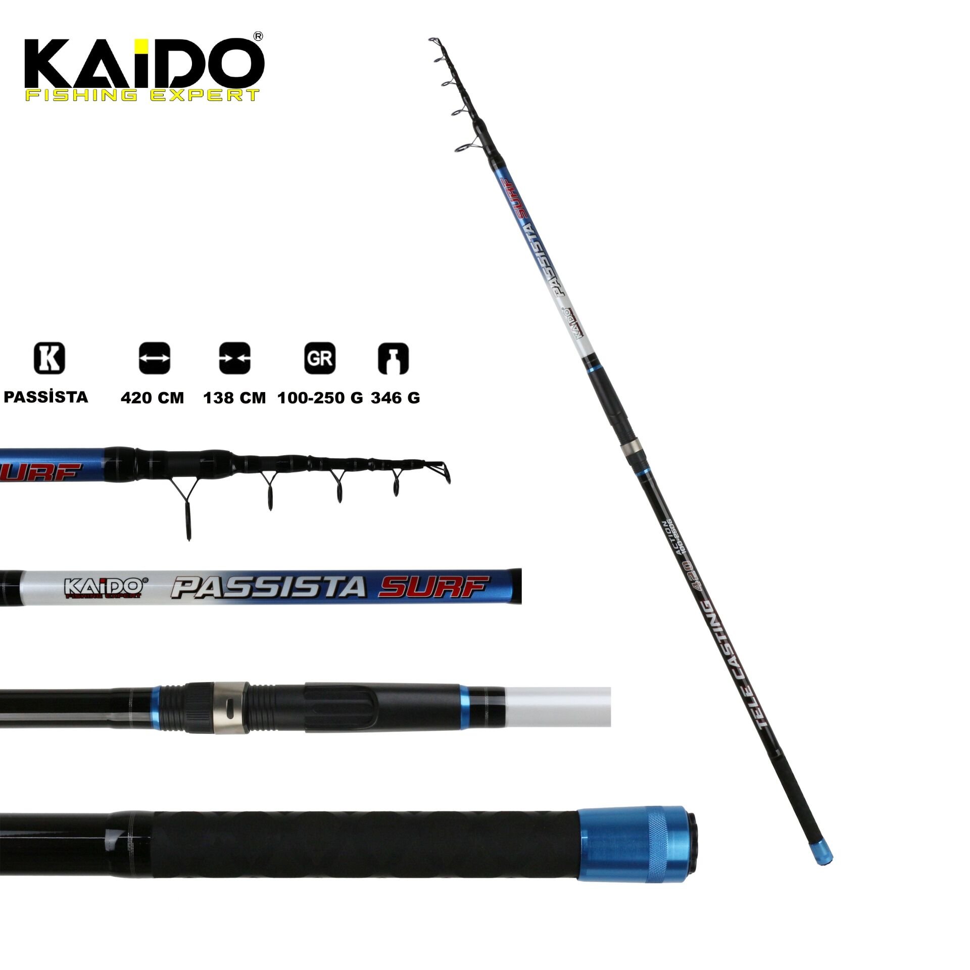Passista Surf Kamışı 420 Cm (100-250gr)