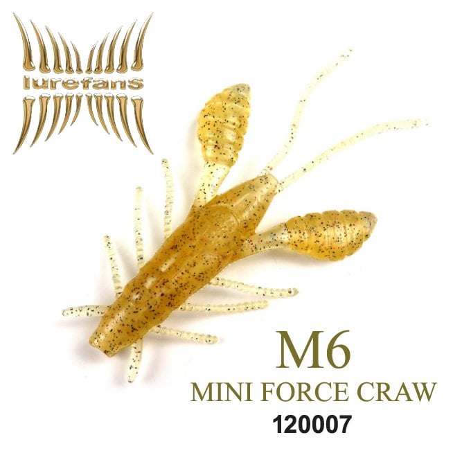 LUREFANS M6 MINI FORCE CRAW 6CM 5.3G COLOR: 7