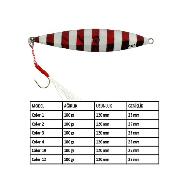 Aqua Salty Ringo Jig 100 gr - 1
