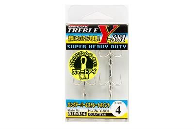 DECOY Y-S81 Treble Süper Heavy Duty Güçlendirilmiş Üçlü İğne 6 no