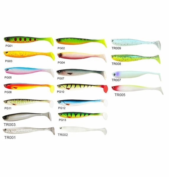 Lucky John Basara 3D Soft Swim 3.5'' (8.89 cm) 6P Silikon Yem TR005