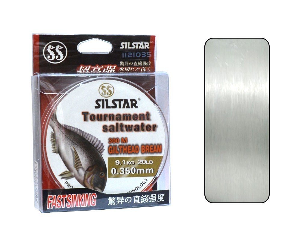 Silstar 1121 Tournament 300mt Monofilament Misina Beyaz 0.35 mm