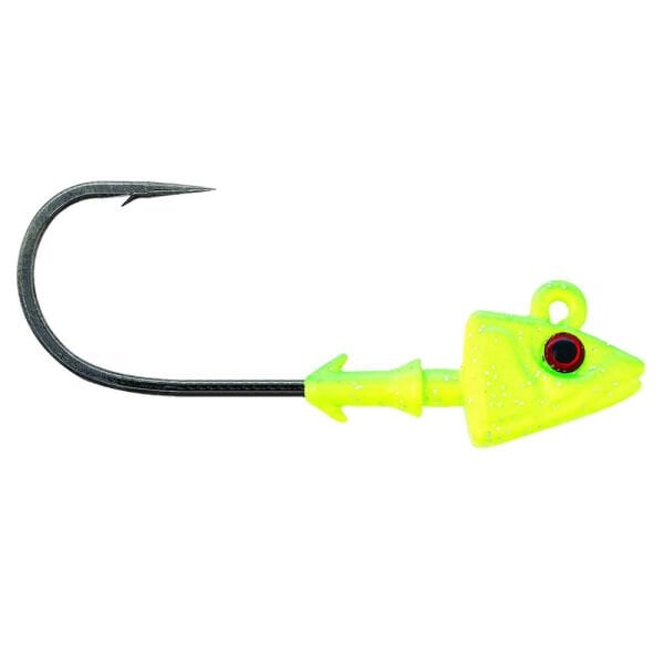 Mustad Sd840 Shad Jig Head CH - CHARTREUSE - 7GR - 3LU - 3-0