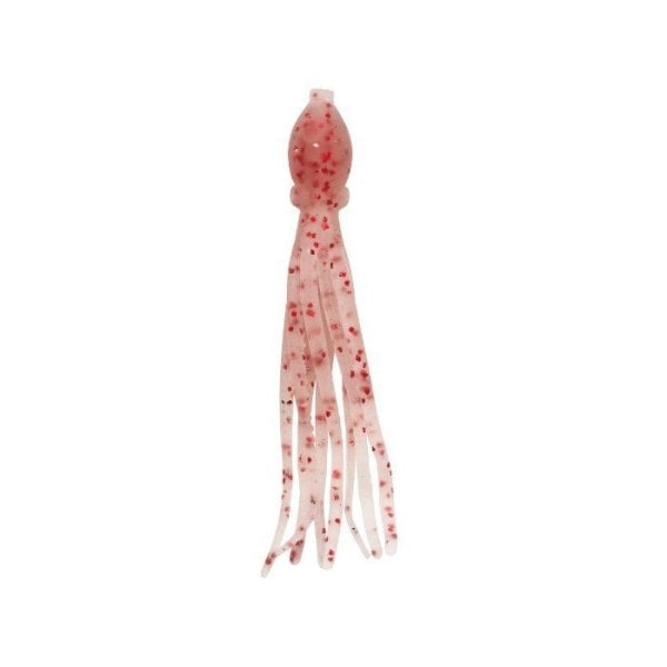 NIKKO OCTOPUS 89MM SİLİKON YEM UV RED GLITTER 465