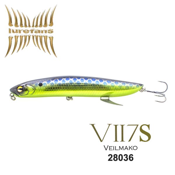 LUREFANS VEILMAKO V117S 11.7CM 21.8G COLOR: 36