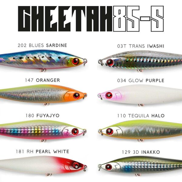 Fujin Cheetah 85S 20gr 8.5cm Maket Balık 