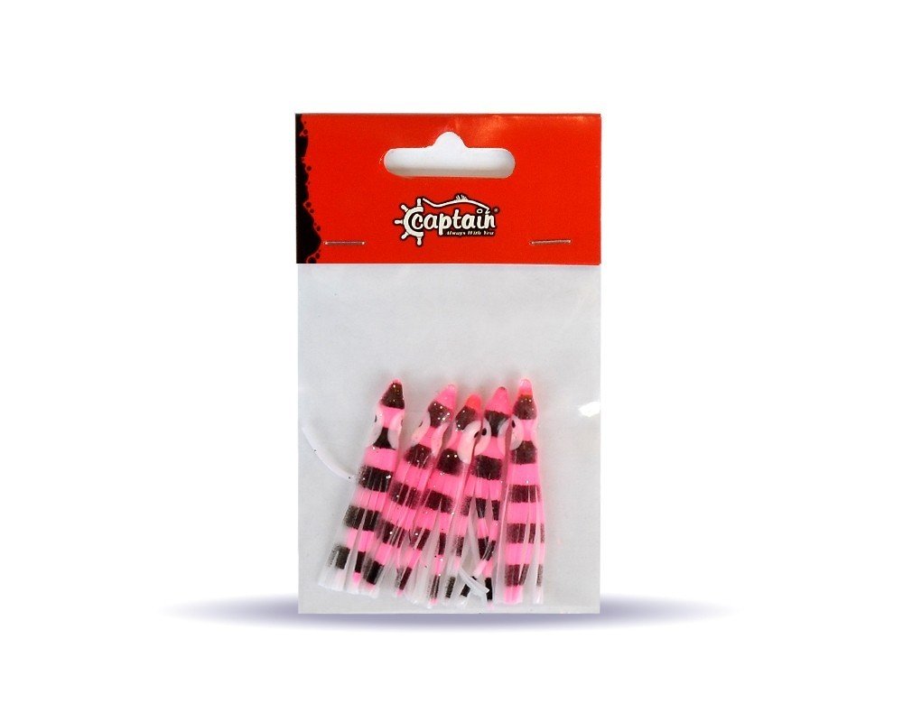 Captain 3593 Octopus Pride 5cm Ahtapot Sübye 5'li Paket Suni Yem 020