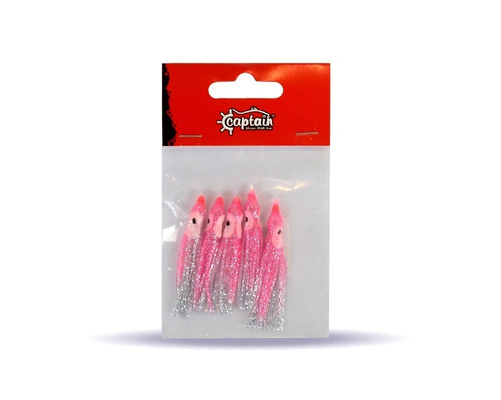 Captain 3593 Octopus Pride 5cm Ahtapot Sübye 5'li Paket Suni Yem 032