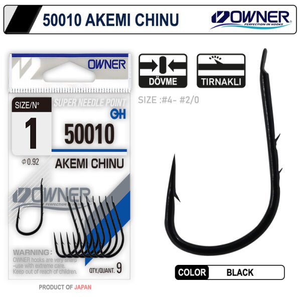 Owner 50010 Akemi Chinu Black İğne 4