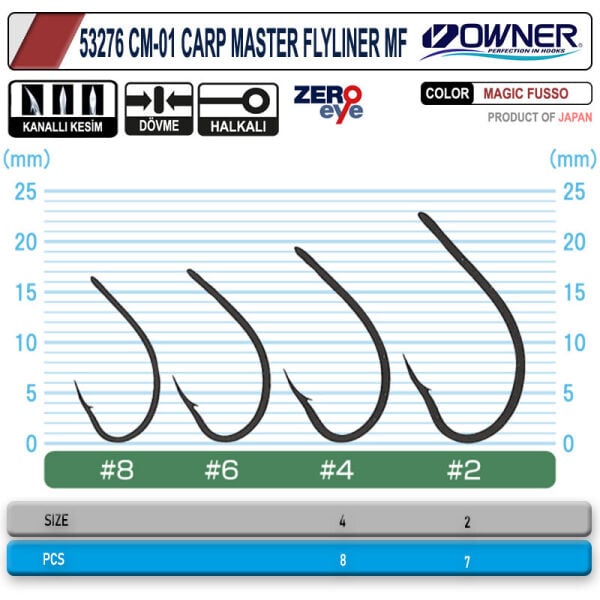 Owner 53276 CM-01 Carp Master Flylıner MF