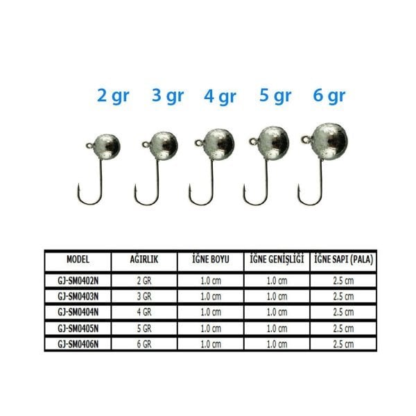 Jaxon Sumato Lrf Jighead 8 - 1,5Gr