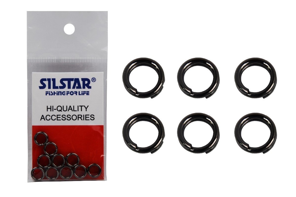 Silstar 8640 Güçlendirilmiş Halka Black Nikel 10'Lu Paket