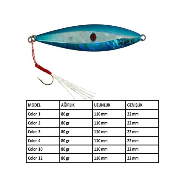Aqua Salty Ringo Jig 80 gr - 12