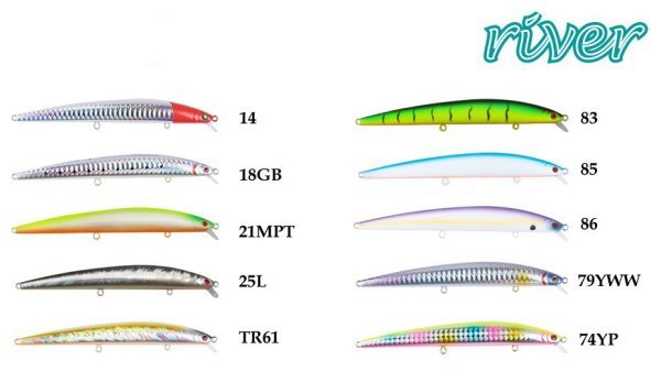 River Treble Devil 125F 12.5cm 14.5g  0.3-0.6mt 25L