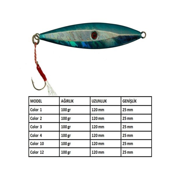 Aqua Salty Ringo Jig 100 gr - 12