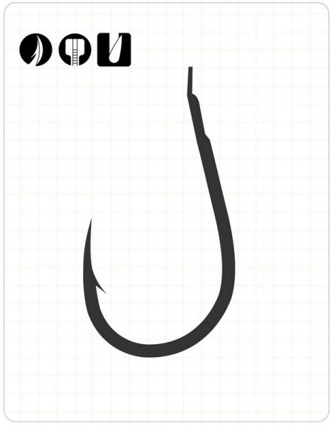 Fudo 0001 Delta Chinu Tırtıklı Pala Black Nikel İğne 1.5