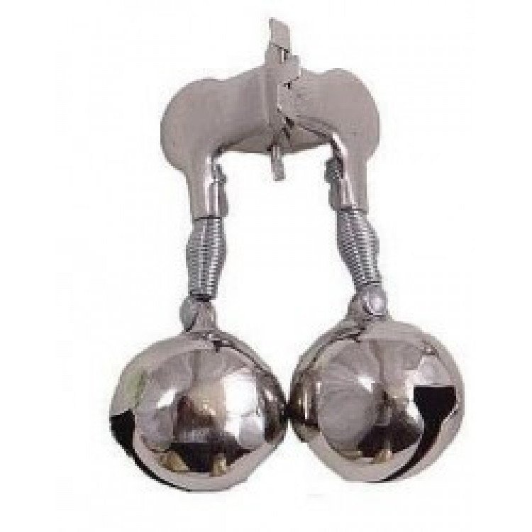 Silver Star Tekli ve Çiftli Klipsli Metal Zil Boy: 18MM Klipsli Tekli