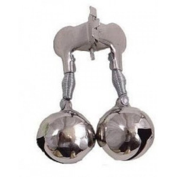 Silver Star Tekli ve Çiftli Klipsli Metal Zil Boy: 18MM Klipsli Tekli