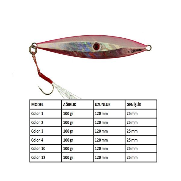 Aqua Salty Ringo Jig 100 gr - 10