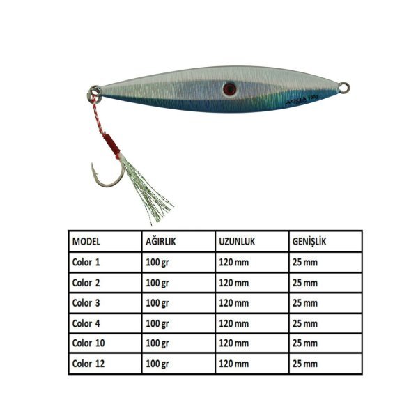 Aqua Salty Ringo Jig 100 gr - 4