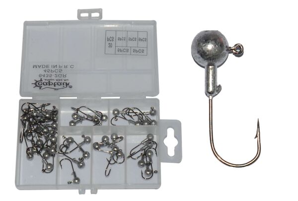 Captain 6435 Compact Eco Kutulu Jig Head Seti Standart - 10 GR-25AD