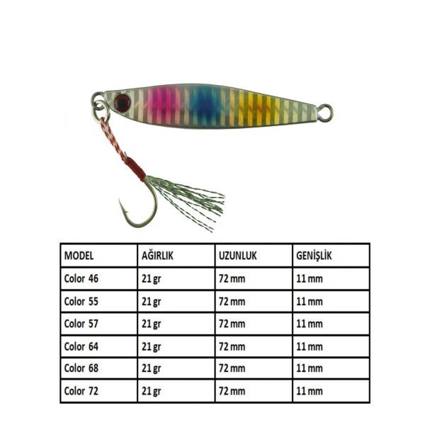 Aqua Salty Zero Jig 21 gr - 55
