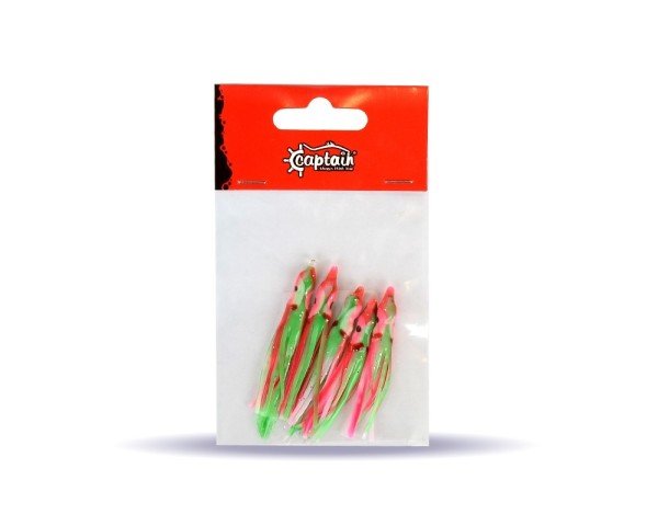 Captain 3593 Octopus Pride 5cm Ahtapot Sübye 5'li Paket Suni Yem 066