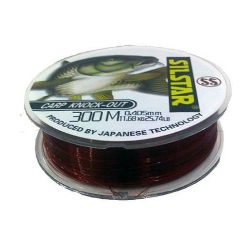 Silstar 1170 Carp Knock Out 300mt Monofilament Misina Kahverengi 0. 37 mm